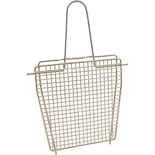 A wire mesh FMP fryer basket divider.