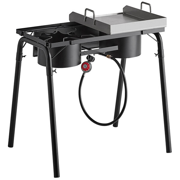 Backyard Pro GKITHF 32" Double Burner Outdoor Range with 15" Griddle