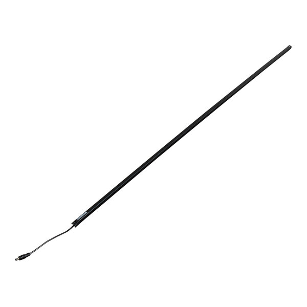 A long, slim black LED light strip with a power cord attached at one end.
