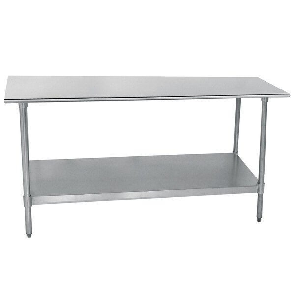 Advance Tabco TTS-185 18" x 60" 18 Gauge Stainless Steel Work Table with Undershelf