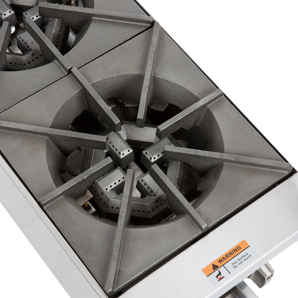 Globe GHP12G 12" Countertop Gas Hot Plate 44,000 BTU