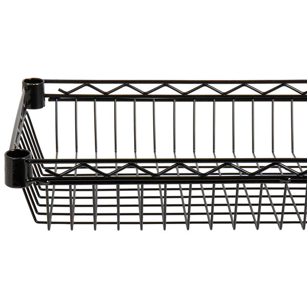 Regency 18" x 24" NSF Black Epoxy Shelf Basket