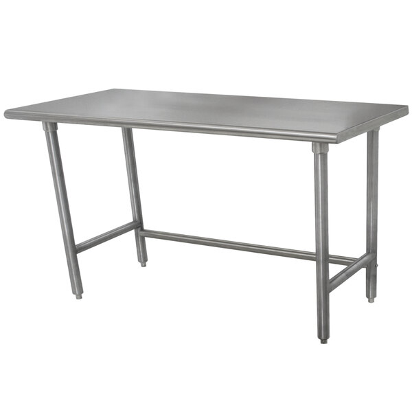 Advance Tabco TSLAG-307 30" x 84" 16-Gauge 430 Stainless Steel Economy Work Table