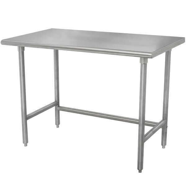 Advance Tabco TSLAG-364 36" x 48" 16-Gauge 430 Stainless Steel Economy Work Table