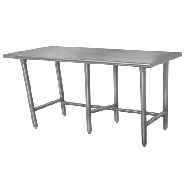 Advance Tabco TSLAG-308 30" x 96" 16-Gauge 430 Stainless Steel Economy Work Table