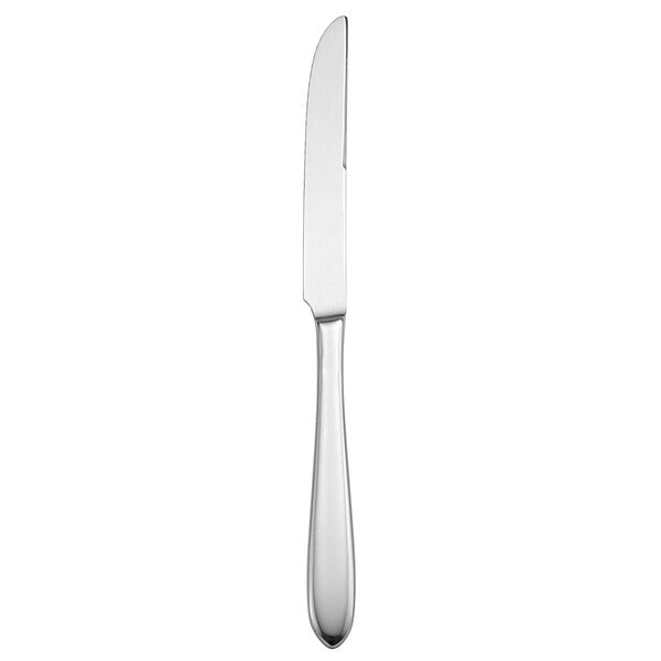 A Sant'Andrea Mascagni II stainless steel steak knife with a silver handle.