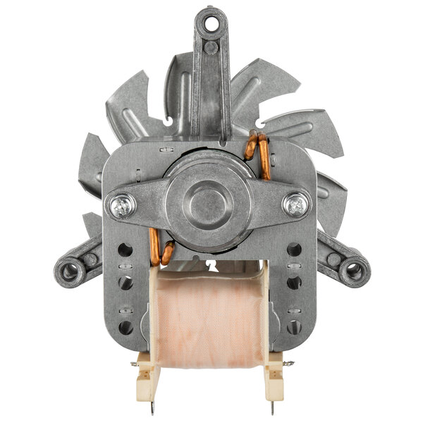 The metal fan for an Avantco convection oven motor.