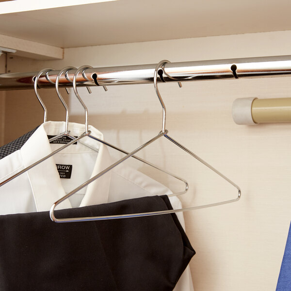 Heavy Duty Durable Open Hook Metal Closet Clothes Coat Hangers