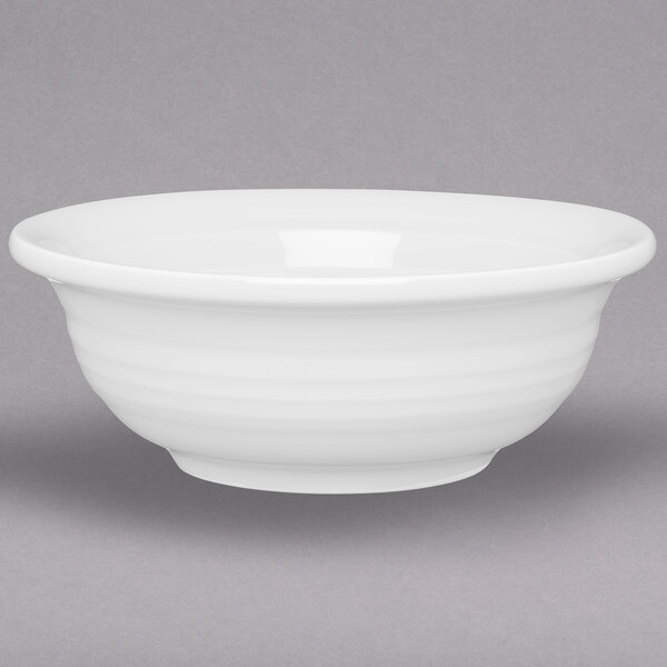 A white Fiesta china bowl.