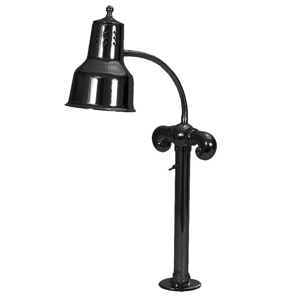 Hanson Heat Lamps SL/FM/B Single Bulb Flexible Mounted Heat Lamp with Black Finish - 115/230V