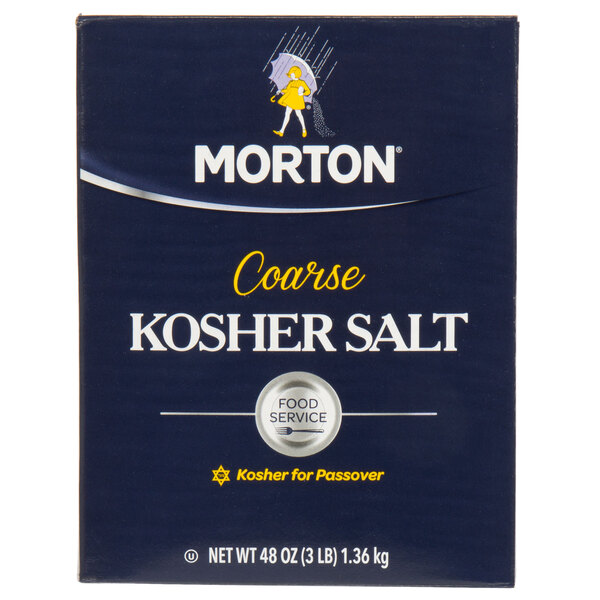 Morton Coarse Kosher Salt 3 lb. Box