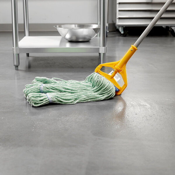 Continental HuskeePro A02803 J.W. Atomic Loop™ 32 oz. Large Green Blend Loop End Mop Head with 5" Band