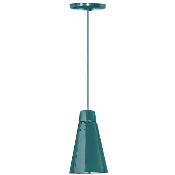 Hanson Heat Lamps 900-SMT-TVD Rigid Ceiling Mount Heat Lamp with Textured Verdigris Finish - 115/230V