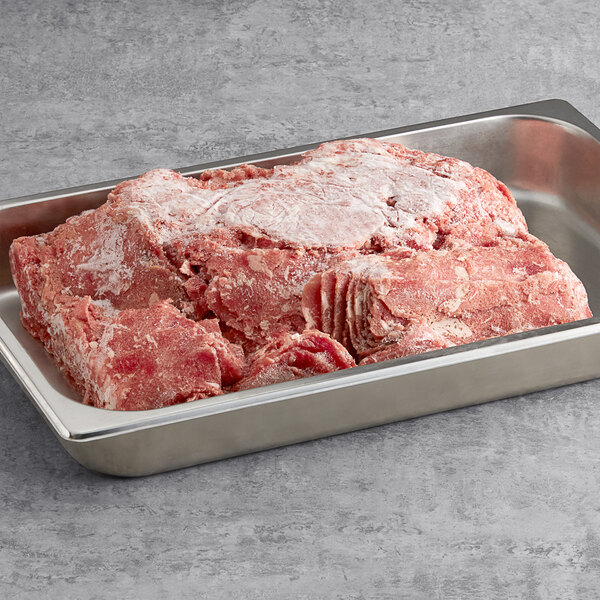 B&M Philly Steaks Bulk Chunked and Formed Choice Beef Sandwich Slices