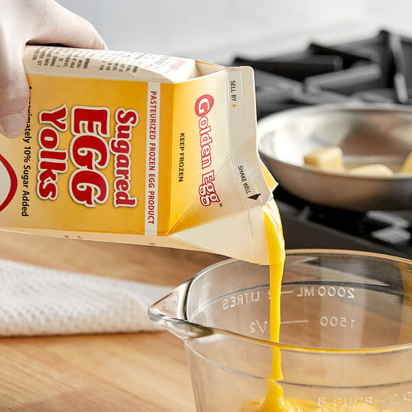 5 lb. Sugared Egg Yolks - 6/Case