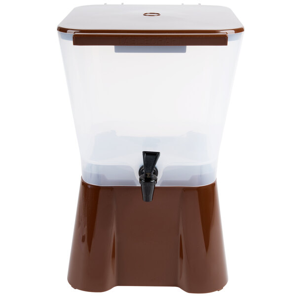 Tablecraft 954 3 Gallon Brown Beverage / Juice Dispenser