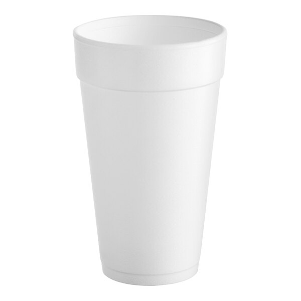Dart 20J16 20 oz. White Customizable Foam Cup - 500/Case
