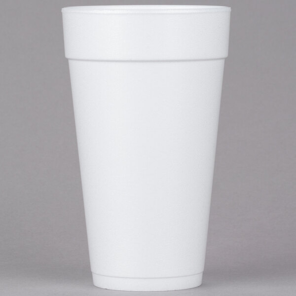 Dart 20J16 20 oz. White Foam Cup - 500/USA, Mexico - 500/Case