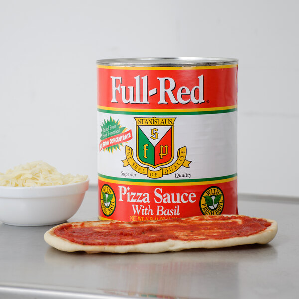 Stanislaus FullRed Pizza Sauce w/ Basil 10 Can