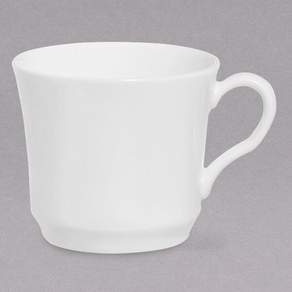 Arcoroc Infinity White Coffee Cup Bone White Bone China 9 oz (Case of 24)