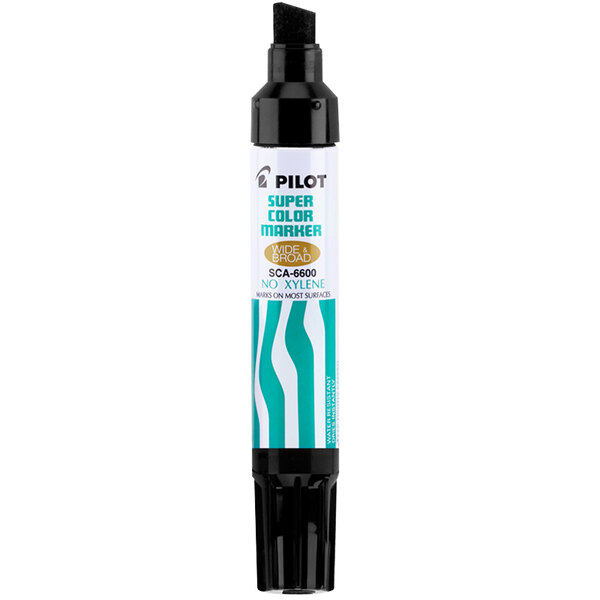 Pilot 45100 Jumbo Black Ink Chisel Tip Refillable Permanent Marker