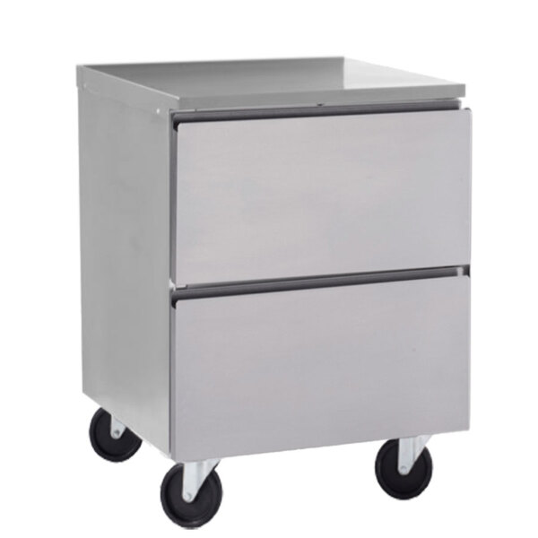 Delfield GUR24P-D 24" Front Breathing Undercounter Refrigerator with Two Drawers