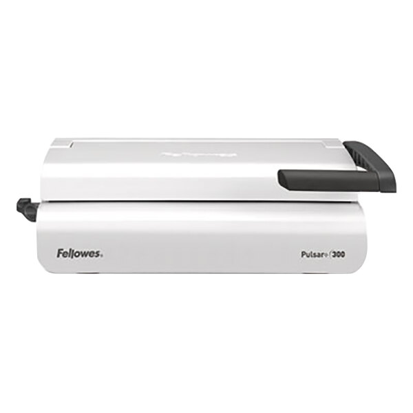 Fellowes 5006801 Pulsar White 300Sheet Manual Comb Binding Machine