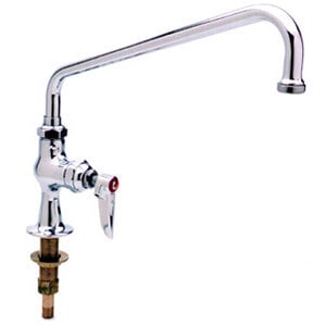 T&S B-0206 Deck Mounted Single Hole Pantry Faucet with 12" Swing Nozzle
