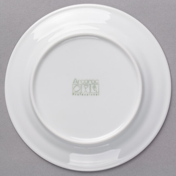 Arcoroc S0606 Horizon 6 1/2" White Porcelain Bread and Butter Plate by