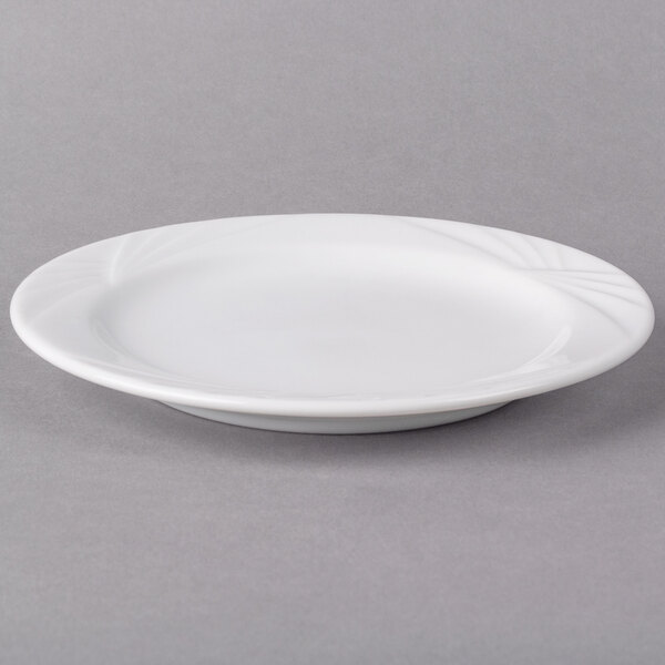 Arcoroc S0606 Horizon 6 1/2" White Porcelain Bread and Butter Plate by