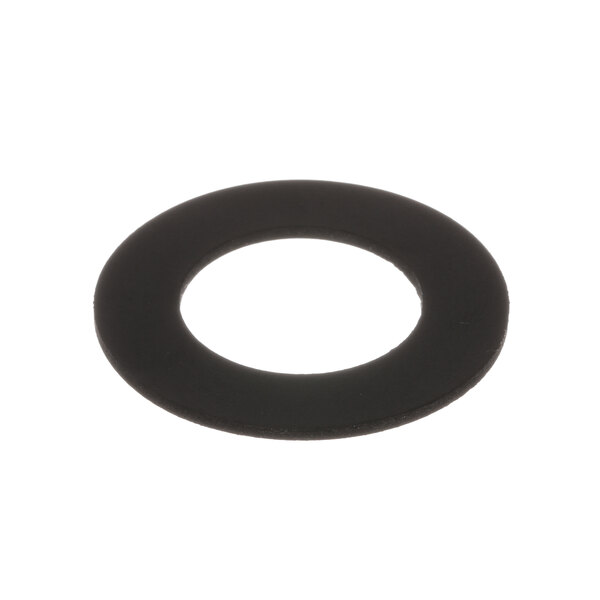 A black rubber Hobart bumper washer with a hole in the center.