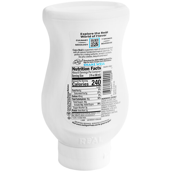 Coco Real Cream of Coconut 16.9 fl. oz. Container