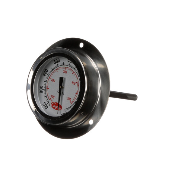 A close-up of a Cooper-Atkins T-Meter temperature gauge.
