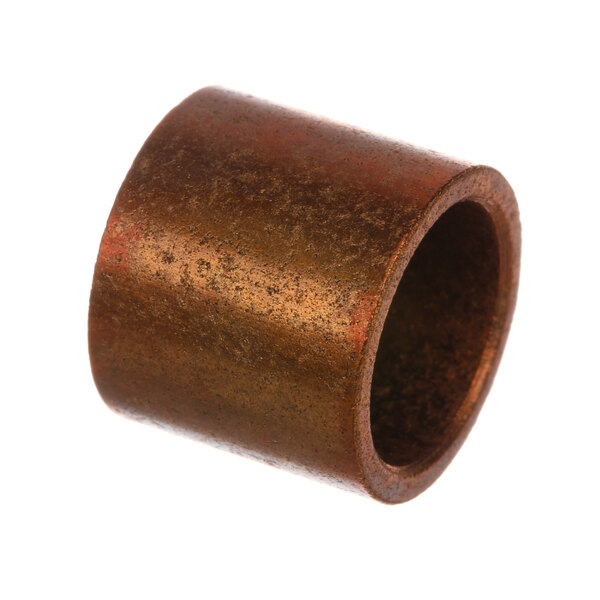 A close-up of a metal cylinder bushing.