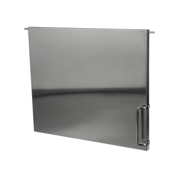 A silver metal door with a handle for a Frymaster Sr42/52.