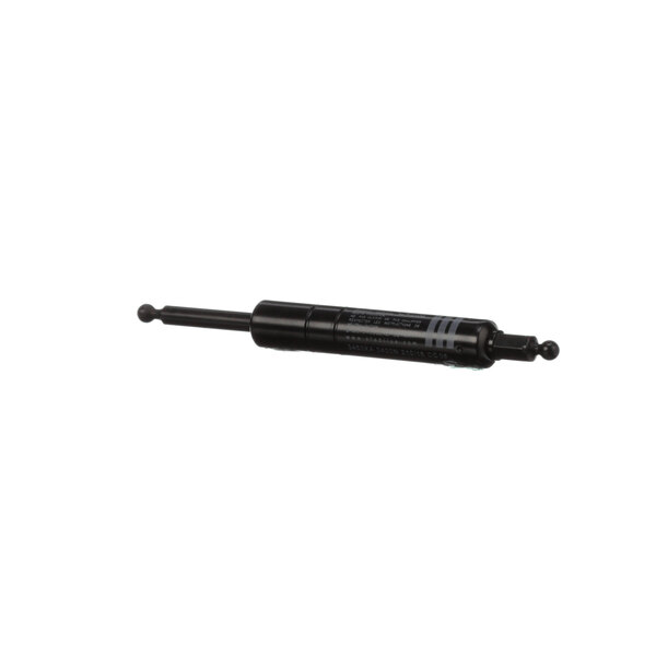 A black cylindrical pneumatic cylinder for refrigeration equipment.