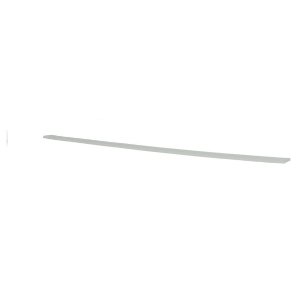 A long white plastic scraper blade.