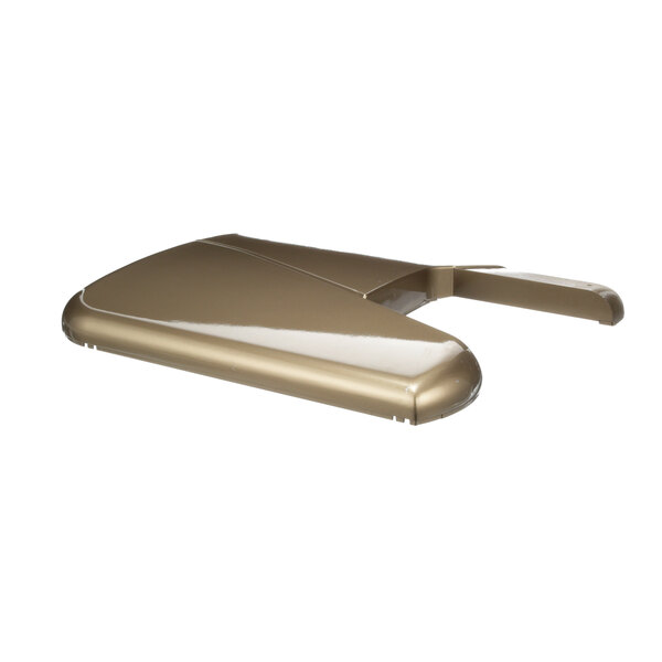 A shiny metallic gold Quality Espresso lateral part.