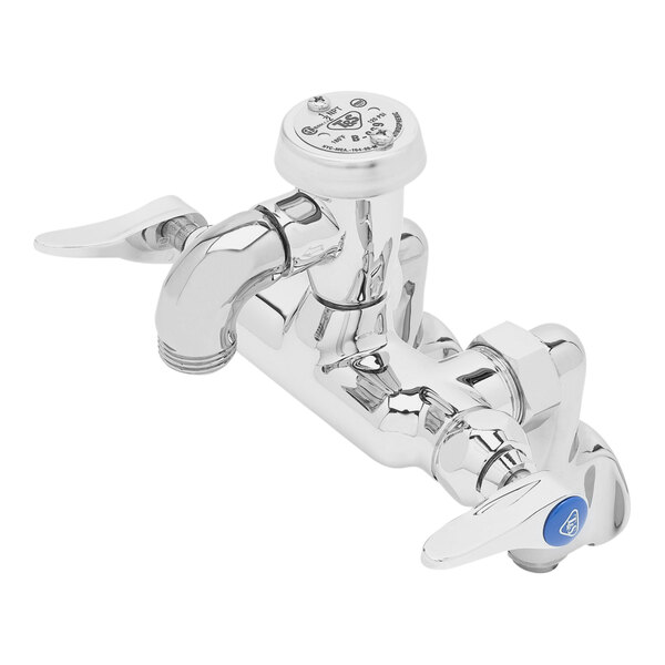 T&S B0669POL Service Sink Faucet with Integral Stops, Atmospheric