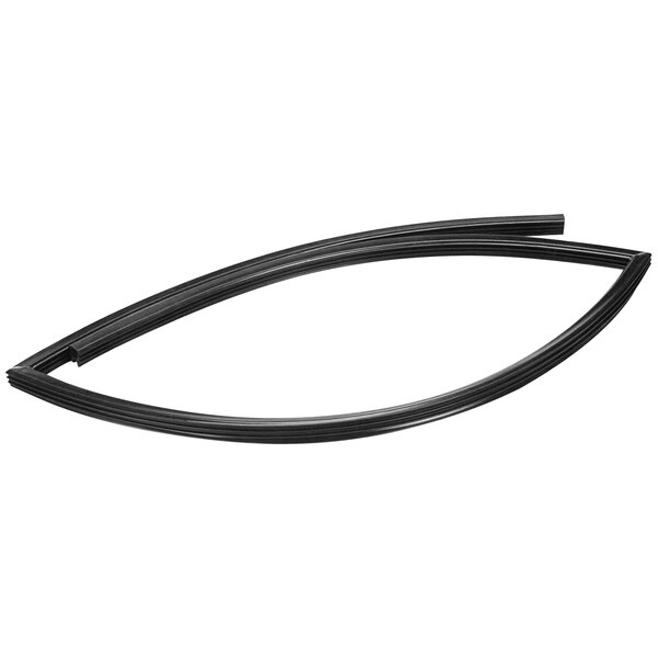 A black rubber door gasket for a Fagor Commercial product on a white background.