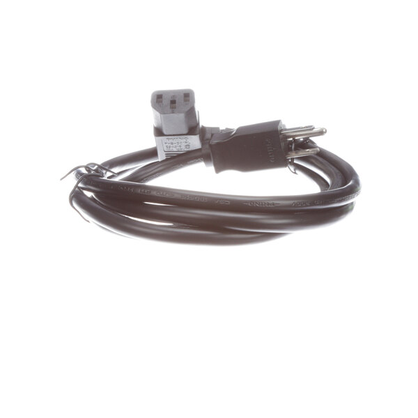 A black Fast power cord with a plug.