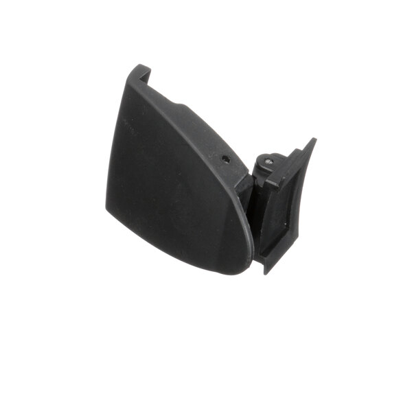 A black plastic complete handle for a Carpigiani Clady soft serve machine.