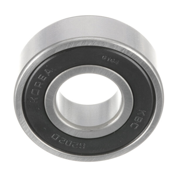 A close-up of a Rondo stainless steel ball bearing.