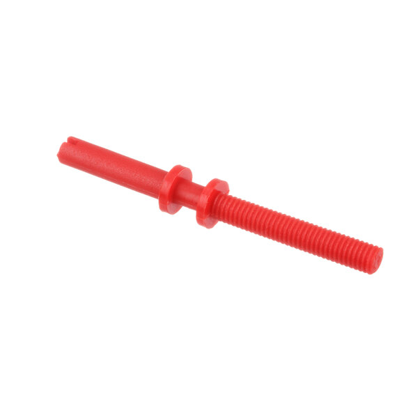 A red plastic screw for a Carpigiani soft serve machine.