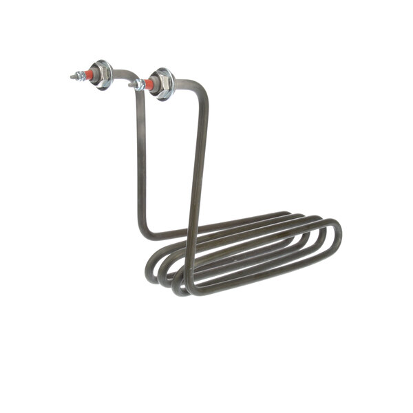 An AutoFry 240v metal heating element with red handles.