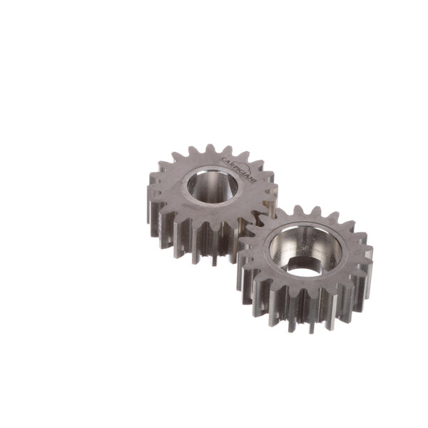 A close-up of a couple of Carpigiani soft serve machine gears.