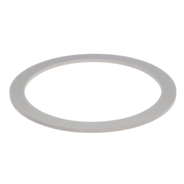 A white gasket with a white background.