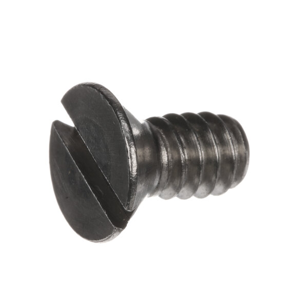 A close-up of a Jackson set screw with a black head.
