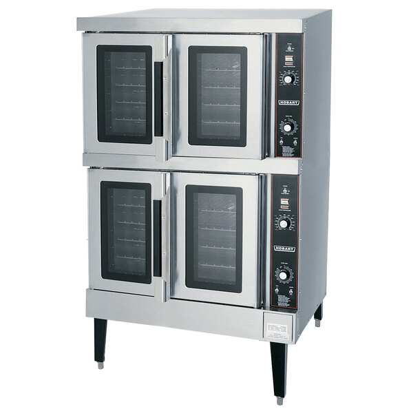Hobart HEC502 Double Deck Full Size Electric Convection Oven - 208V, 3 Phase, 12.5 kW