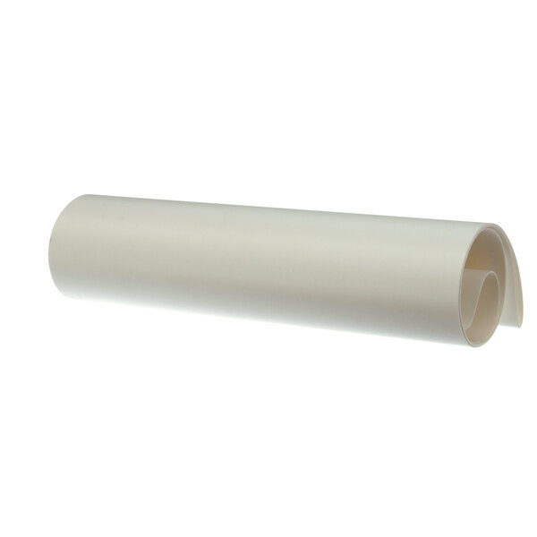 A white roll of paper on a Thunderbird conveyor.